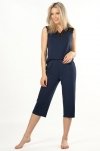 Spodnie piżamowe Mefemi Mix&Match Margot 3/4 S-2XL damskie