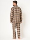 Piżama Key MNS 402 B24 Flanela dł/r 3XL-4XL męska rozpinana
