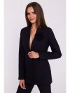 Stylove S370 Marynarka z kwiatkiem - czarna - WYSYŁKA 24H