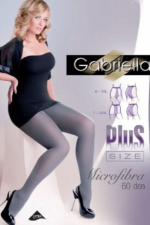 GABRIELLA Rajstopy grube clasic MICRO 60 PLUS SIZE-7