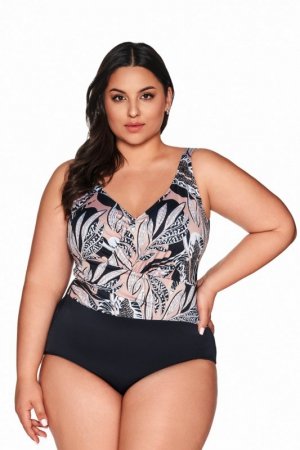 AVA SWIMWEAR STRÓJ KĄPIELOWY JEDNOCZĘŚCIOWY SKJ 61 LATTE MAXI