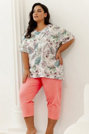 TARO 3370 PIŻAMA DAMSKA RENNY 4XL-6XL