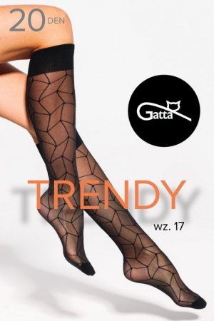 GATTA TRENDYLINE KNEE SOCKS - 17 PODKOLANÓWKI DAMSKIE