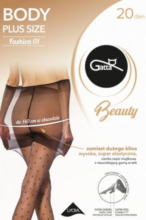 GATTA BODY PLUS SIZE FASHION- 01 RAJSTOPY WZORZYSTE