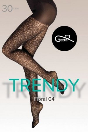 Gatta RAJSTOPY GATTA FLORAL 30 WZ 04