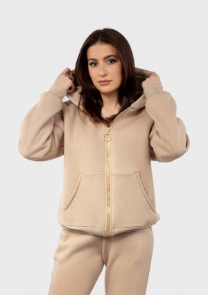 D Karen Bluza DK-K-B1 CAPPUCCINO BAWEŁNA GRUBA