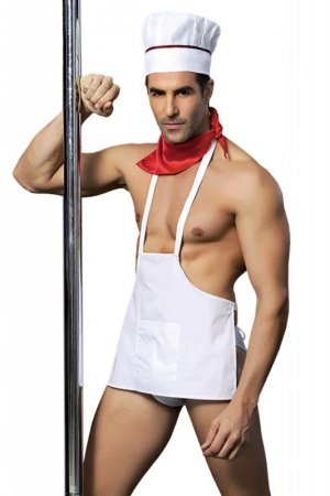 Paris Hollywood H COOK OUTFIT 4 PCS WHITE