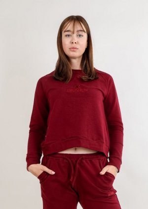 D Karen Bluza Wenezja H1 BORDO BAWEŁNA