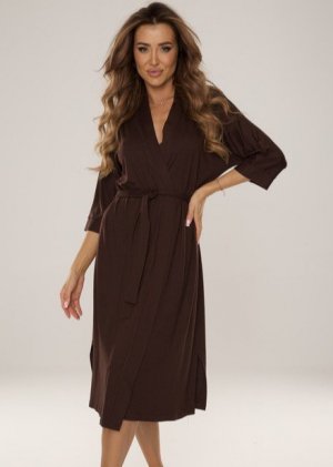 De Lafense SZLAFROK DE LAFENSE 942 VISA DL CZEKOLADA