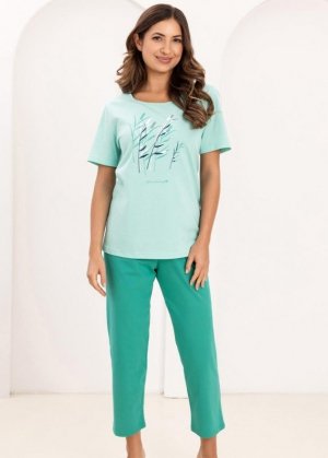 Regina PIŻAMA REGINA DAMSKA 740 ZIELONY