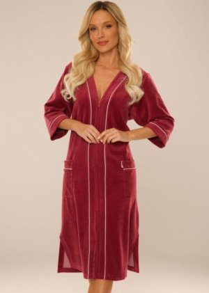 De Lafense SZLAFROK DE LAFENSE 974 WELUR JAGODA