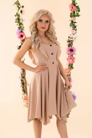 Merribel Quellama Beige D54 sukienka