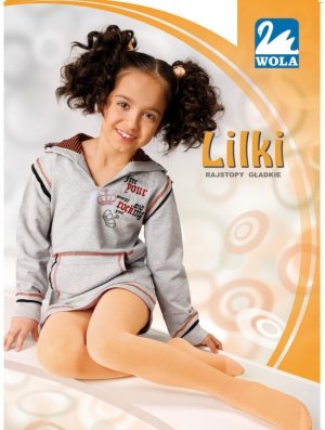 WOLA RAJSTOPY CIENKA BAWEŁNA LILKI 6-11 LAT