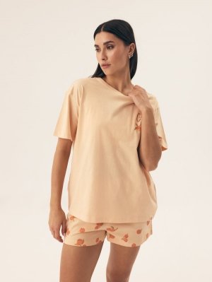 ESOTIQ & HENDERSON PIŻAMA DAMSKA NARANJA 42684 KR