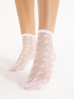 Fiore Skarpetki Rita 20 Den White
