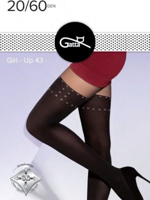 Gatta Rajstopy Girl Up 43 20/60 DEN