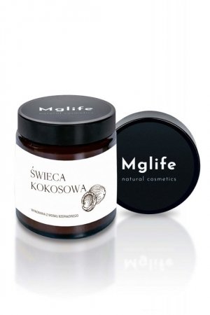 Mglife Świeca kokosowa - rzepakowa kosmetyki świeca zapachowa
