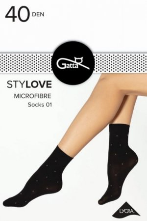 Gatta Stylove 01 40 DEN bielizna wyrób pończoszniczy skarpetki