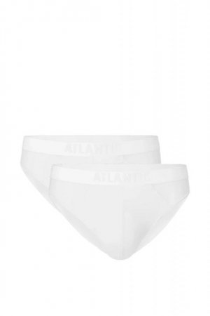 Atlantic Slipy Sport 016 2-pak białe