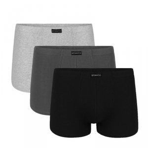 Atlantic Bokserki 3BMH 007 3-pak cza/szm/grf