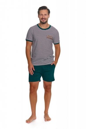 Doctornap Piżama męska PMB 7404 choco green plus