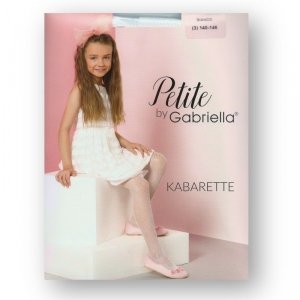 Gabriella Rajstopy kabaretki 752 białe