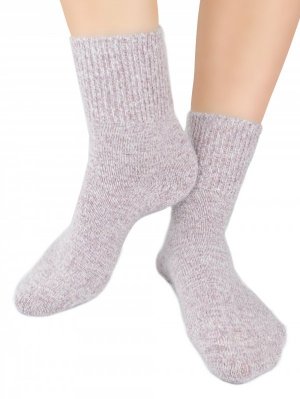 Noviti Skarpety SB 134 W 03 melanż bordo