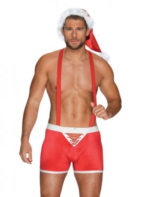 Obsessive Komplet Mr Claus set czerwony
