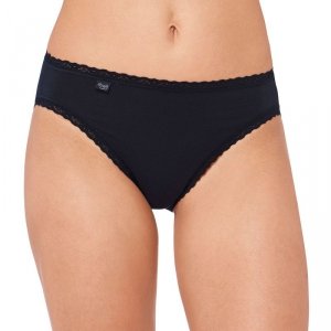 Sloggi Figi Cotton Lace Tai czarne