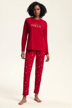 Piżama Henderson Ladies 43718 Dotie dł/r S-3XL