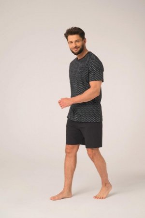 Piżama Key MNS 936 A26 kr/r 3XL-4XL męska