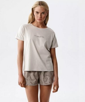 Piżama Atlantic NLP-508 kr/r S-2XL