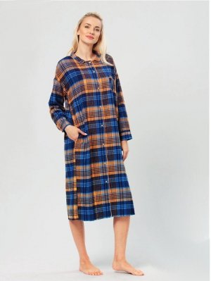 Koszula Key LND 482 B24 Flanela dł/r 2XL-3XL