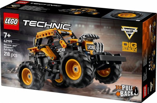 LEGO Klocki Technic 42199 Monster Jam DIGatron z napędem pull-back - WYSYŁKA 24H