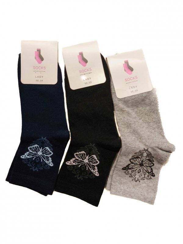 BRATEX Skarpety 136/DAMSKIE CIENKIE