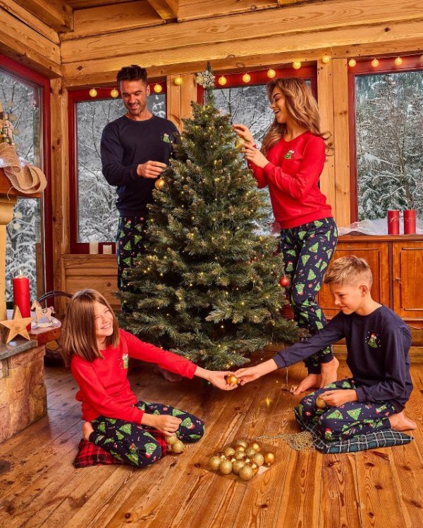 Cornette Piżama PM 115/283 CHRISTMAS TREE