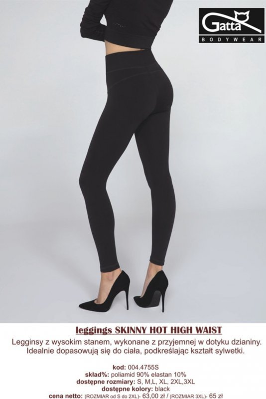 GATTA BODYWEAR LEGGINGS SKINNY HOT HIGH WAIST