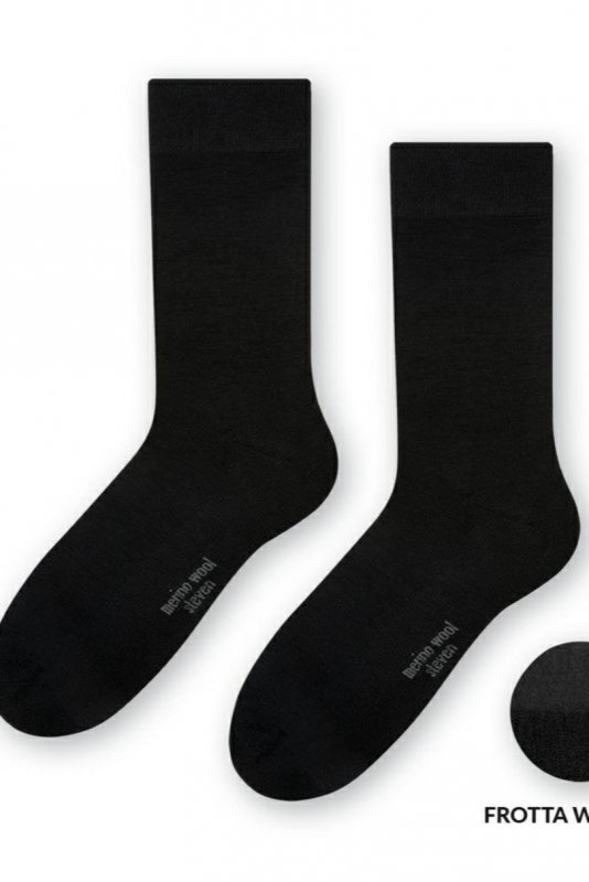 STEVEN SKARPETY MĘSKIE PÓŁFROTTE MERINO WOOL 130