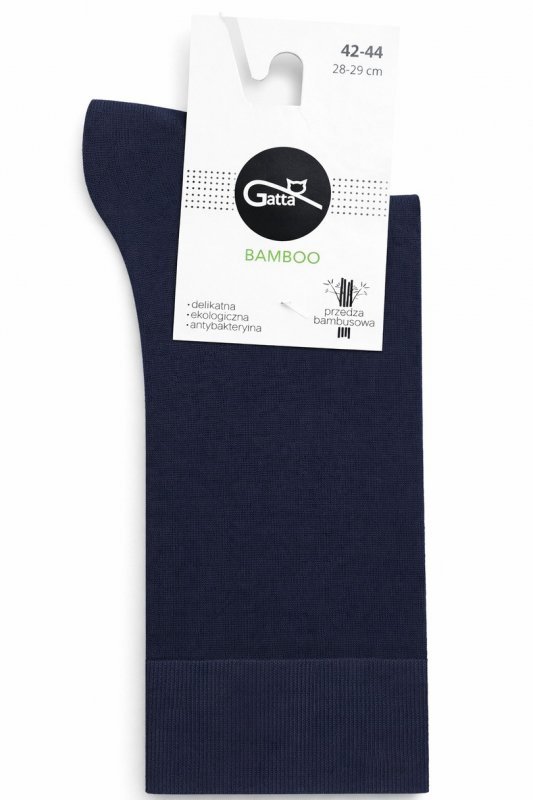 GATTA SKARPETKI MĘSKIE GŁADKIE Z BAMBOO U94.028