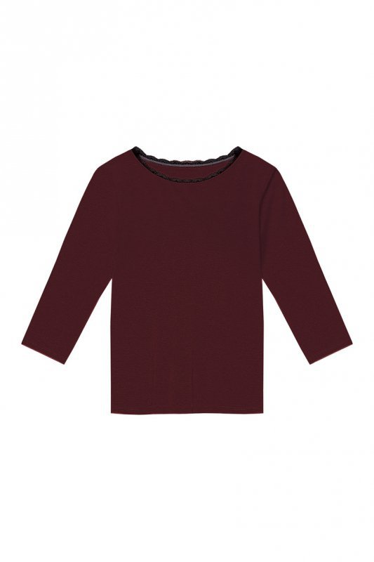 MEFEMI BY NIPPLEX BLUZKA MARGOT 3/4 BURGUND