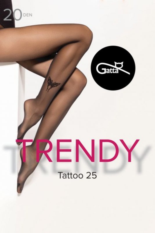 GATTA TATTOO - 25  RAJSTOPY  MAT 20 DEN