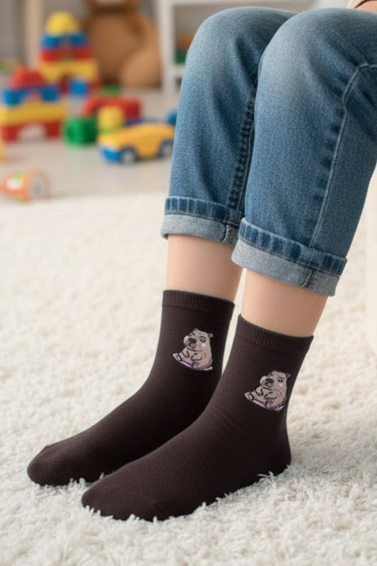 MILENA Skarpetki dziecięce Siedząca kapibara 1184.059