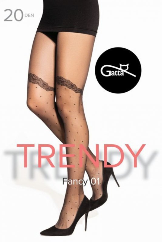 GATTA FANCY -01 Rajstopy  20 DEN-5