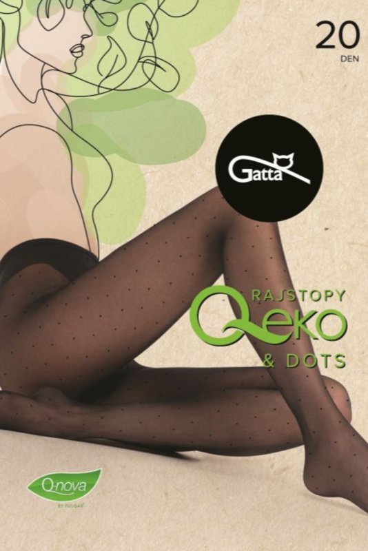 GATTA Q-EKO &amp; DOTS - 01 Rajstopy  20 DEN