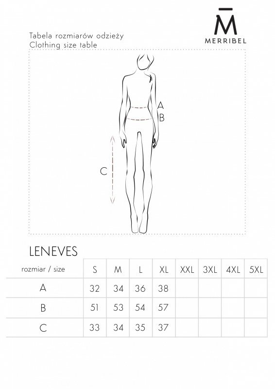 Merribel Leneves Camel D05 dres