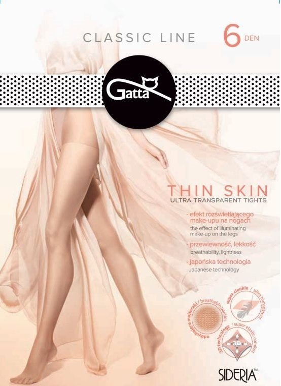 Gatta RAJSTOPY GATTA THIN SKIN 6