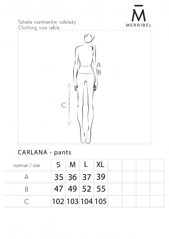 Merribel Merribel komplet dresowy Carlana Mocca