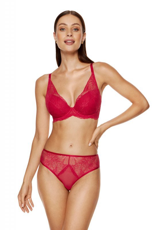 Gorteks Rouge/F figi koronkowe czerwone