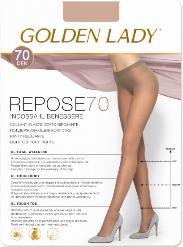 Golden Lady 1 RAJSTOPY GOLDEN LADY REPOSE 70 den PROMO