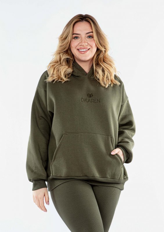 D Karen Bluza DK-K-B9-H1 KHAKI BAWEŁNA GRUBA